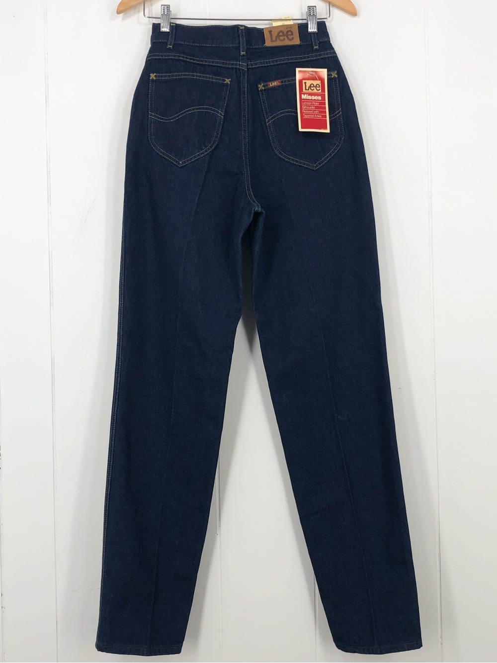 VTG Lee 80s London Rider Jean High Rise Relaxed Pleated Size 10 Deadstock Union